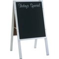 Marsh Industries, Inc Marsh 22"x 27" Black Chalkboard, Today's Special Cafe Sidewalk Sign, Aluminum Trim ER2722AL0